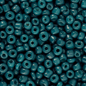 3mm rocailles dark teal Blue