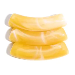 Tube acrylkralen geel