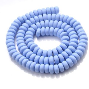 Polymeer rondellen blauw