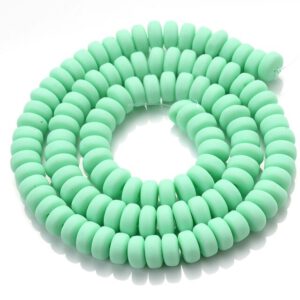 Polymeer rondellen mint groen