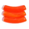 Tube acrylkralen oranje