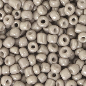 Glaskralen Rocailles 8/0 (3mm) Soft Taupe