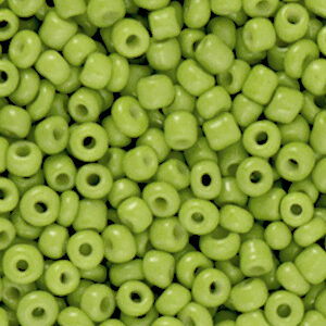 Glaskralen Rocailles 8/0 (3mm) Spring Green