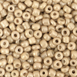 Glaskralen Rocailles 8/0 (3mm) Champagne Beige