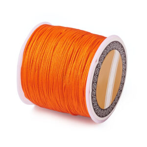 Nylon koord oranje 0,8mm 5 meter