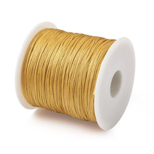 Nylon koord goud 0,8mm 5 meter