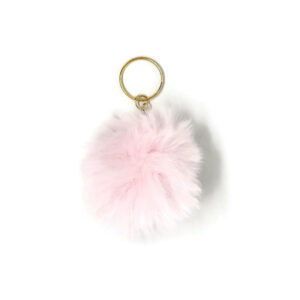 Baby roze Fluffy pompons