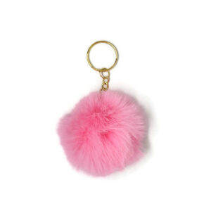 Bubblegum roze Fluffy pompons