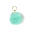 Mint turquoise Fluffy pompons - DIY Sleutelhanger