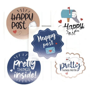 Sticker divers "Happy post" (40mm)