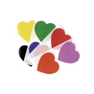 Sticker hartjes in diverse kleuren (25mm)