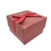 Sieradendoosje/Cadeau doosjes rood met strik
