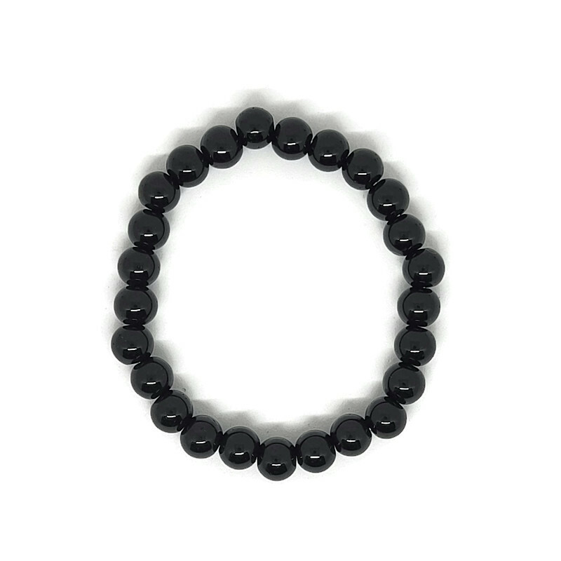 8mm armband Zwarte Onyx