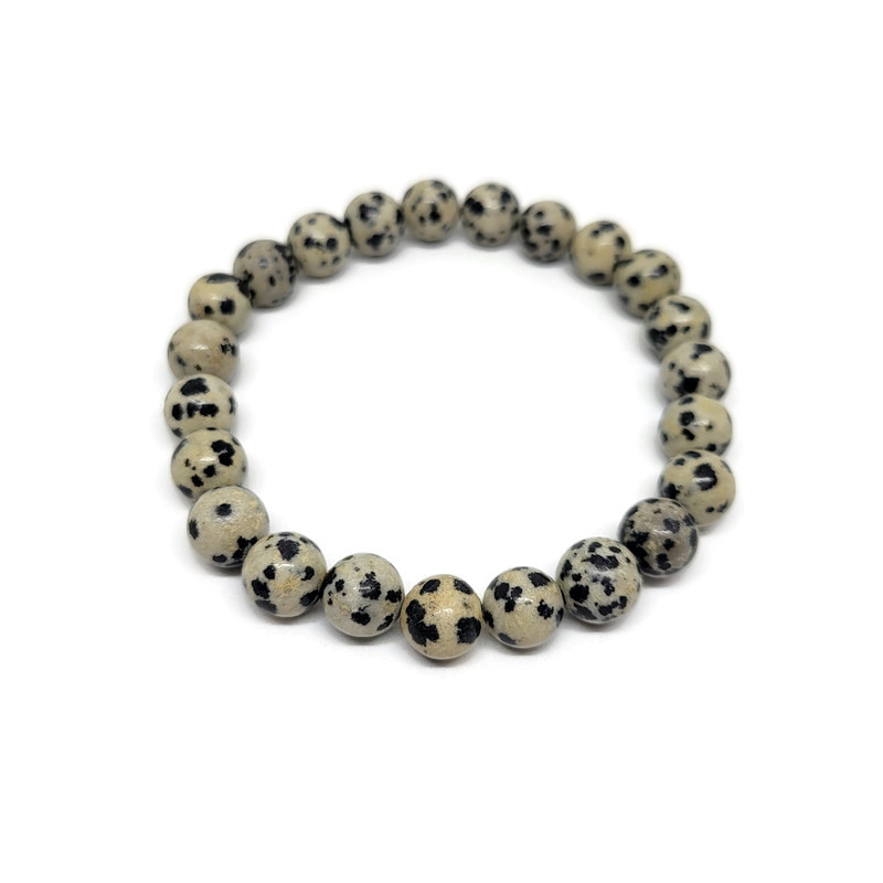 8mm armband Dalmatier Jaspis