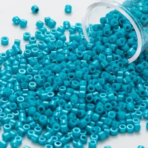 Delica Glaskralen 2mm azuur blauw