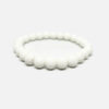 8mm armband Witte Agaat