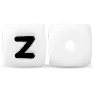 12mm Siliconen letterkraal Z