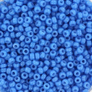 miyuki rocailles duracoat opaque delphinium 4484